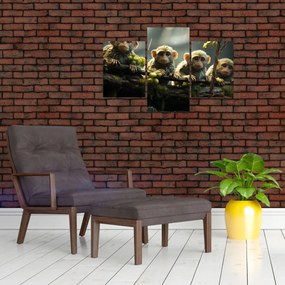 Tablou - Maimuțe (90x60 cm)