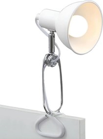 Lampă cu clemă FIX 1xE14/8W/230V alb Briloner 2790-016