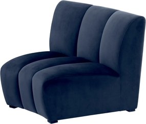 Modul canapea design LUX Lando, Catifea albastra
