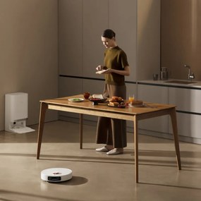La mâna a doua: Aspirator robot Xiaomi X20+, 6000 Pa, 140 min, 0.35/4 l, Functie Mop, Statie de autogolire, Navigatie LDS, Evitarea obiectelor, Aplicatie mobila, Alb
