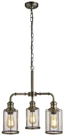 Lustra rustica design traditional Pipes 3L 1163-3AB SRT