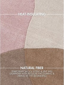 Covor țesut manual rotund din lână ø 200 cm Hackney Clarissa – Ted Baker