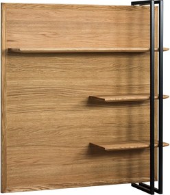 Etajeră lemn masiv Suspendată Sutton, 109 × 100 × 27 cm
