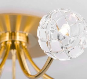 Lustra aplicata design modern de lux Maderno 9L aurie