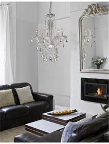 Candelabru elegant cu cristale K9 Mozart 5L