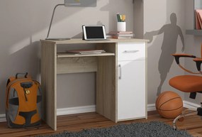 Masă PC Padma (stejar sonoma + alb). 1068863