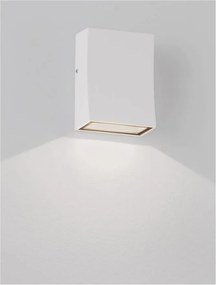 Mini Aplica iluminat exterior ambiental BOXY alb