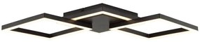 Brilliant - Plafonieră LED JORVIC LED/21W/230V 28x61,5 cm neagră