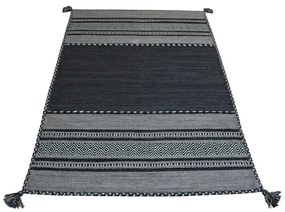 Covor din bumbac Floorita Antique Kilim, 60 x 200 cm, gri închis