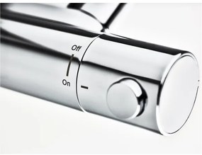 Ravak X070116 - Baterie de duș termostatică PURI, crom lucios