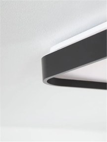 Plafoniera LED design minimal ATHOS neagra
