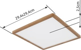 Plafonieră LED dimabilă pentru baie SAPANA LED/18W/230V IP44 Globo 41563-18WW