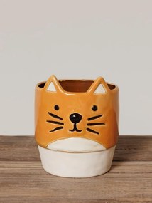Ghiveci de plante din ceramica, Cat