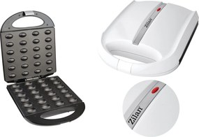 Aparat pentru preparat nuci Zilan ZLN2809 ALB, 24 jumatati sau 12 nuci intregi, 1600W, indicator luminos, Placi Neaderente
