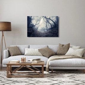 Tablou - Pădurea în ceață (90x60 cm)