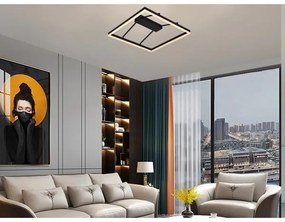 Lustră LED aplicată, dimabilă, 55W, 230V, 3000-6500K + telecomandă