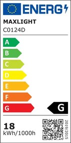 Plafoniera LED dimabila design modern LINEAR, 4000K alb C0124D MX