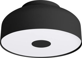 Plafonieră neagră ø 30 cm Blacko – Sollux