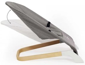 Șezlong pentru bebeluși CALMY gri PETITE&MARS