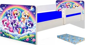 Pat junior Pony cu saltea inclusa