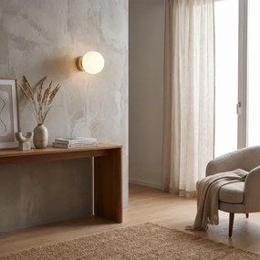 Aplica de perete MAGNUS 1xE14/10W/230V bej/alb