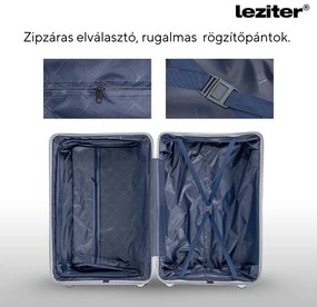TraveLux Voyager V gurulós bőrönd szett szürke