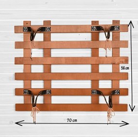 Raft flori Porto Homs 72 X 52 X 8 cm, maro
