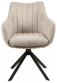 Scaun rotativ Azalia bej deschis/negru Brego31