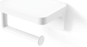 Suport pentru hârtie igienică alb autoadeziv din plastic reciclat Flex Adhesive – Umbra