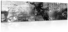 Tablou pictură modernă medială în design alb-negru