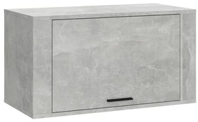 Pantofar de perete, gri beton, 70x35x38 cm, lemn prelucrat 1, Gri beton
