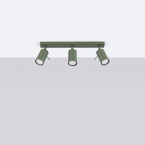 Spot Sollux SL.1502 RING 3xGU10/10W/230V verde