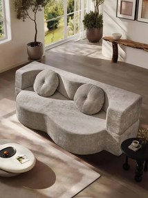 Canapea transformabilă în pat, spumă cu memorie HD, huse detașabile – 200×85×68 cm (Culoare: Mustar)