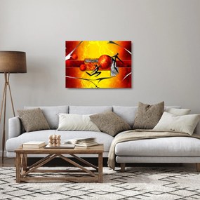 Tablou pe sticlă - Pictura omenirii (70x50 cm)
