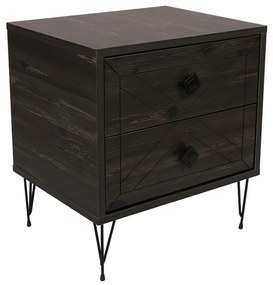 Măsuță de noptieră Luna Dark Brown