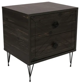 Măsuță de noptieră Luna Dark Brown