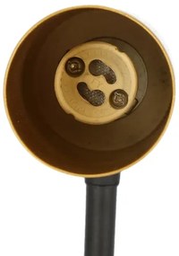 Lampă de perete TINA 1xGU10/15W/230V neagră/aurie