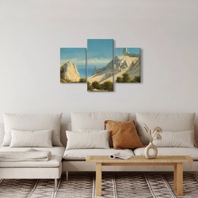 Tablou - Georg Emil Libert, View of Sommerspiret, the Cliffs of Møn, reproducere (90x60 cm)