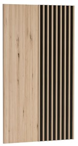 Panou de perete Matilda SG10+11 (Stejar artisan + Stejar artisan + Negru). 1059977