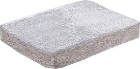 Pat pentru animale Petstuff, 72x50 cm, gri deschis, antiderp