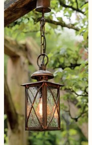 Lustra iluminat exterior din fier forjat design felinar HL 2349-A