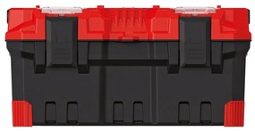 Cutie pentru scule cu maner metalic 49,6 x 25,8 x 24 cm, rosu