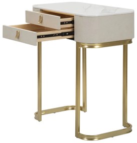 Mauro Ferretti Consola Cu 2 Sertare Beauty cm 70X40X80 | Aosom Romania