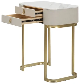 Mauro Ferretti Consola Cu 2 Sertare Beauty cm 70X40X80 | Aosom Romania