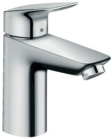 Baterie lavoar Hansgrohe Logis 100 cu ventil Push-Open crom