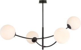 Emibig Hunter lampă de tavan 4x40 W negru-opal 1102/4