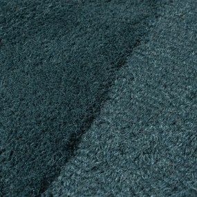 Covor albastru-verde țesut manual rotund din lână ø 160 cm Shard Teal – Flair Rugs