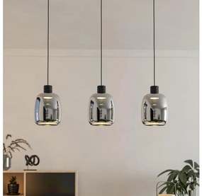 Lustră LED RGBW dimabilă pe cablu Eglo 901121 MOLOCHIO-Z 3xLED/3,7W/230V gri