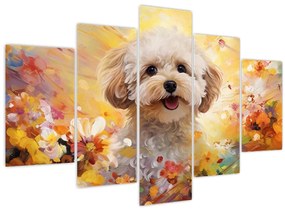 Tablou - Câine fericit (150x105 cm)