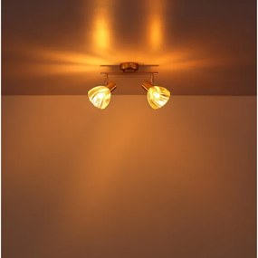 Spot Globo 54315M-2 ZACHERY 2xE14/40W/230V auriu